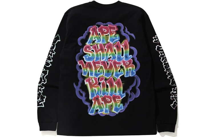 【代購】A BATHING APE X Readymade Spray Wide L/S Tee