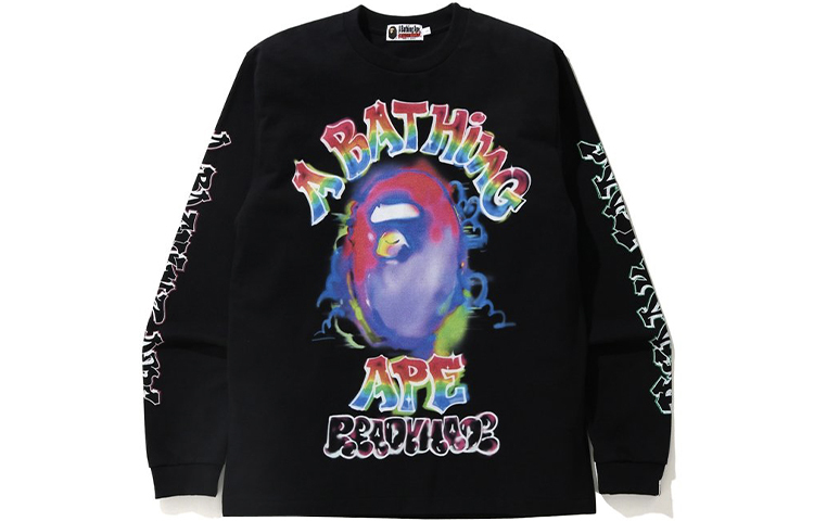 【代購】A BATHING APE X Readymade Spray Wide L/S Tee