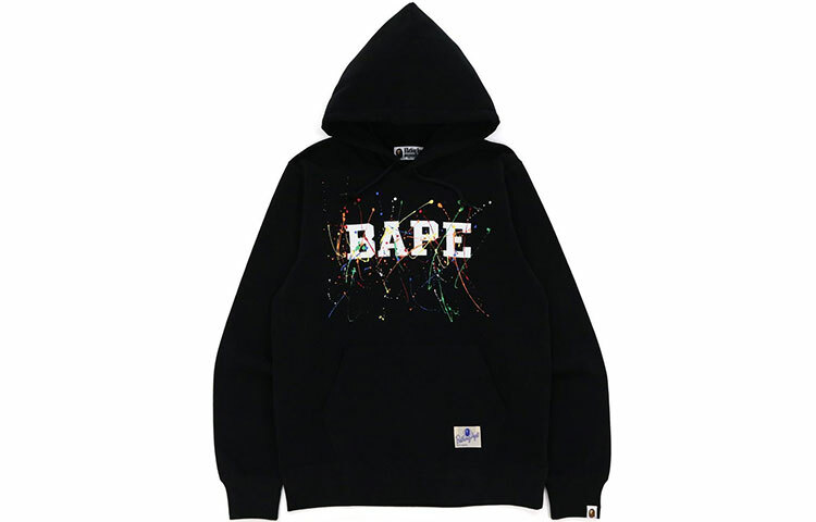 【代購】A BATHING APE Paint Splatter Pullover Hoodie