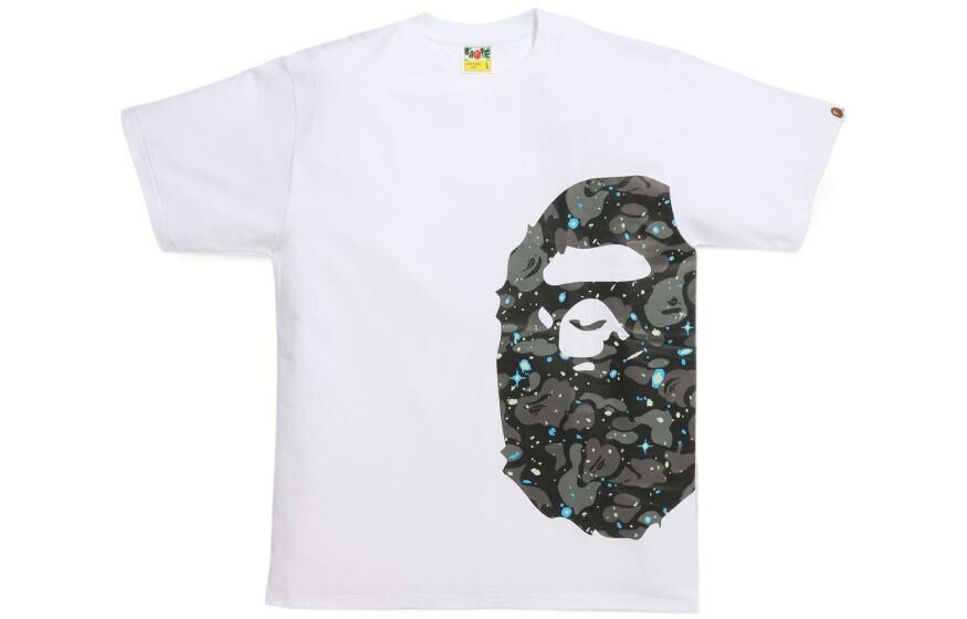 【代購】A BATHING APE Space Camo Side Big Ape Head Tee FW21