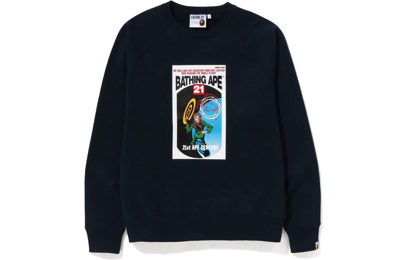 【代購】A BATHING APE Bathing Ape Relaxed Fit 21st Century Crewneck