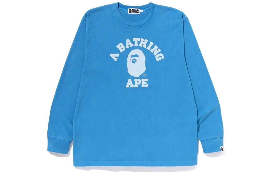 【代購】A BATHING APE Overdye College Relaxed Fit L/S Tee