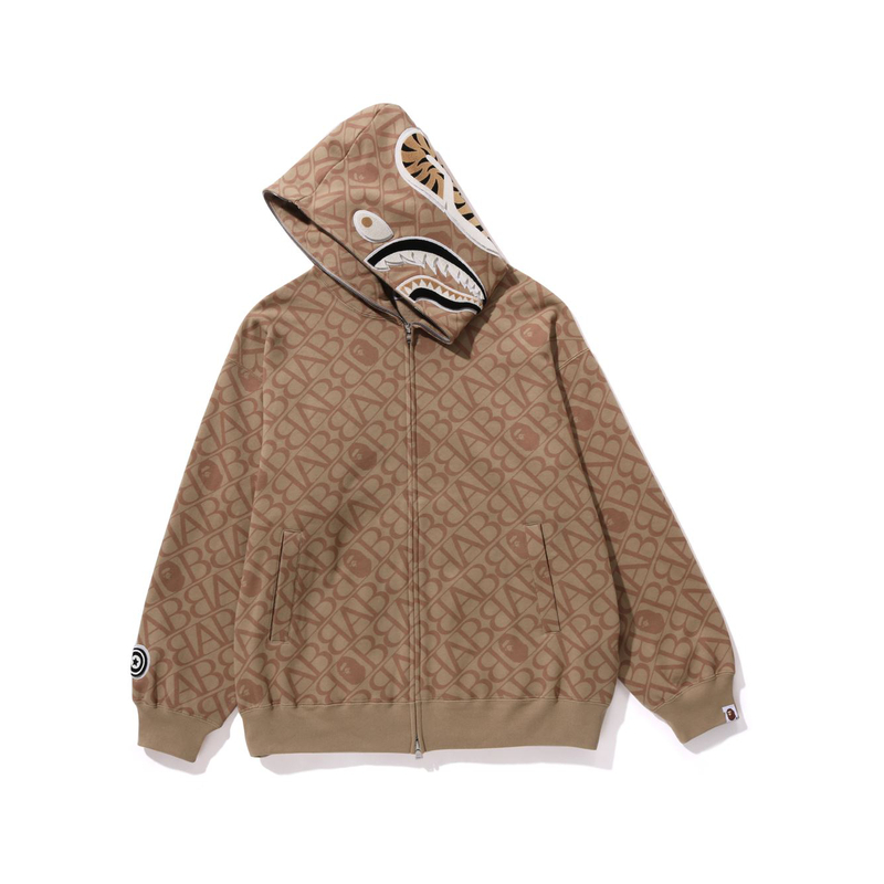 【代購】A BATHING APE Sport Monogram Shark Hoodie