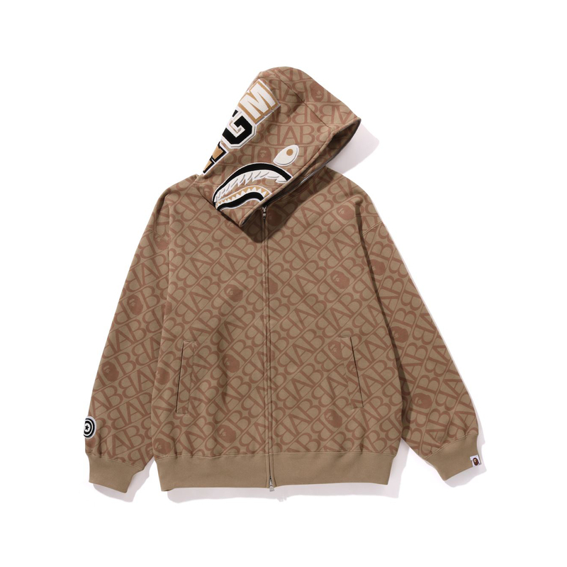 【代購】A BATHING APE Sport Monogram Shark Hoodie