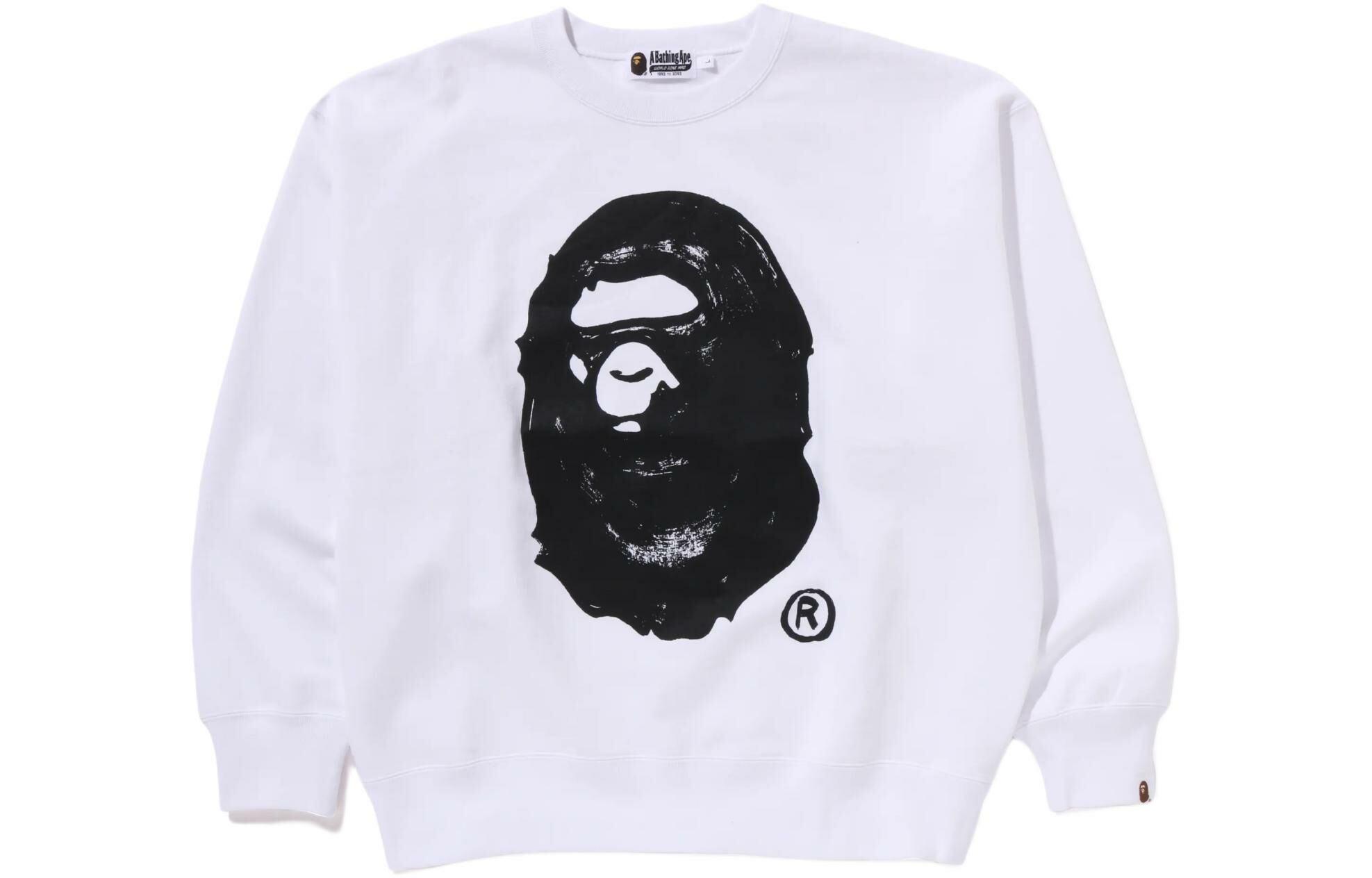【代購】A BATHING APE X Joshua Vides Ape Head Crewneck