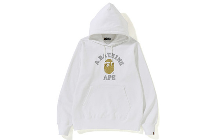 【代購】A BATHING APE Glitter College Pullover Hoodie