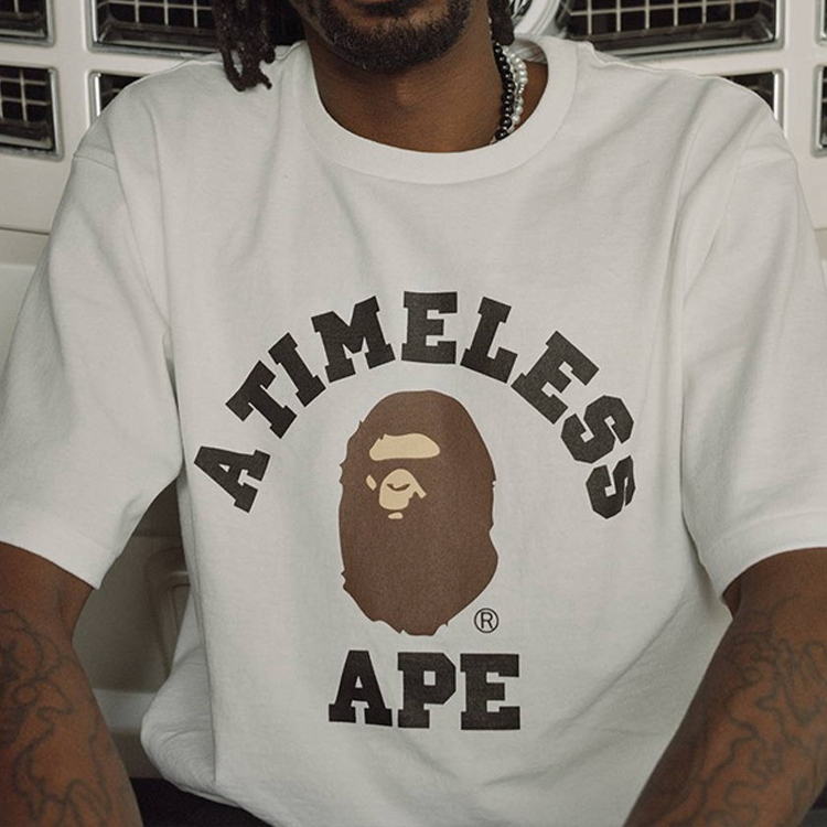 【代購】A BATHING APE College Tee SS23