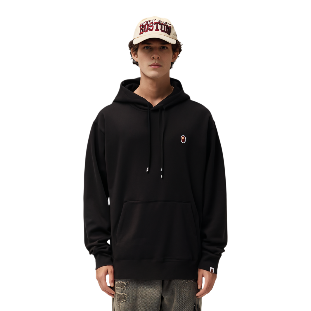 【代購】A BATHING APE Head One Point Relaxed Fit Pullover Hoodie SS23