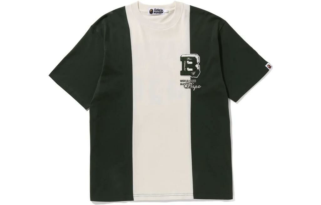【代購】A BATHING APE Badges Color Blocking Tee