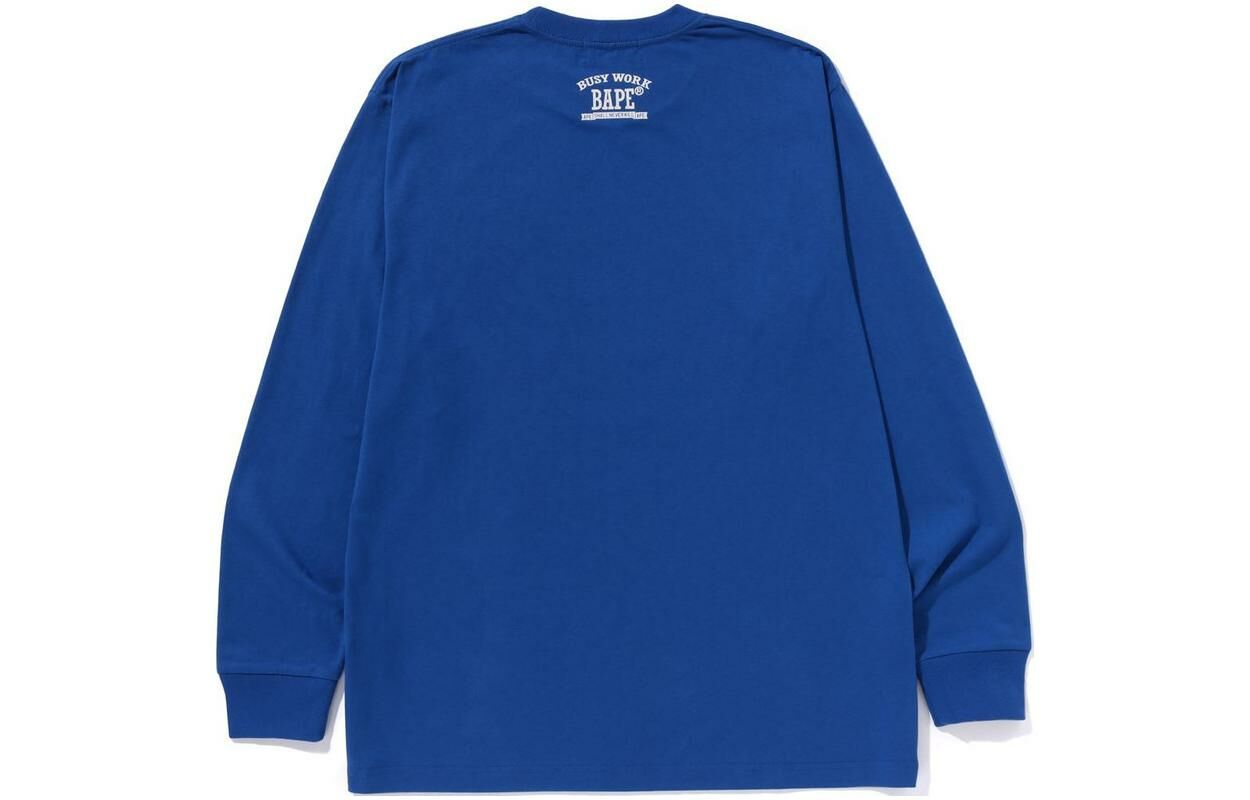 【代購】A BATHING APE Mad Face College Long Sleeve Tee