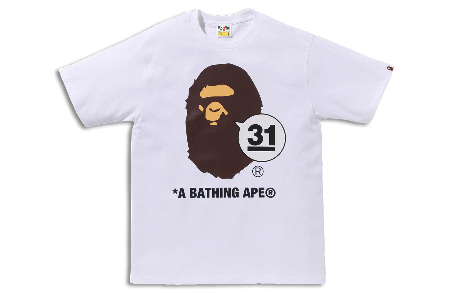 【代購】A BATHING APE A BATHING APE 31st Anniversary Ape Head Tee