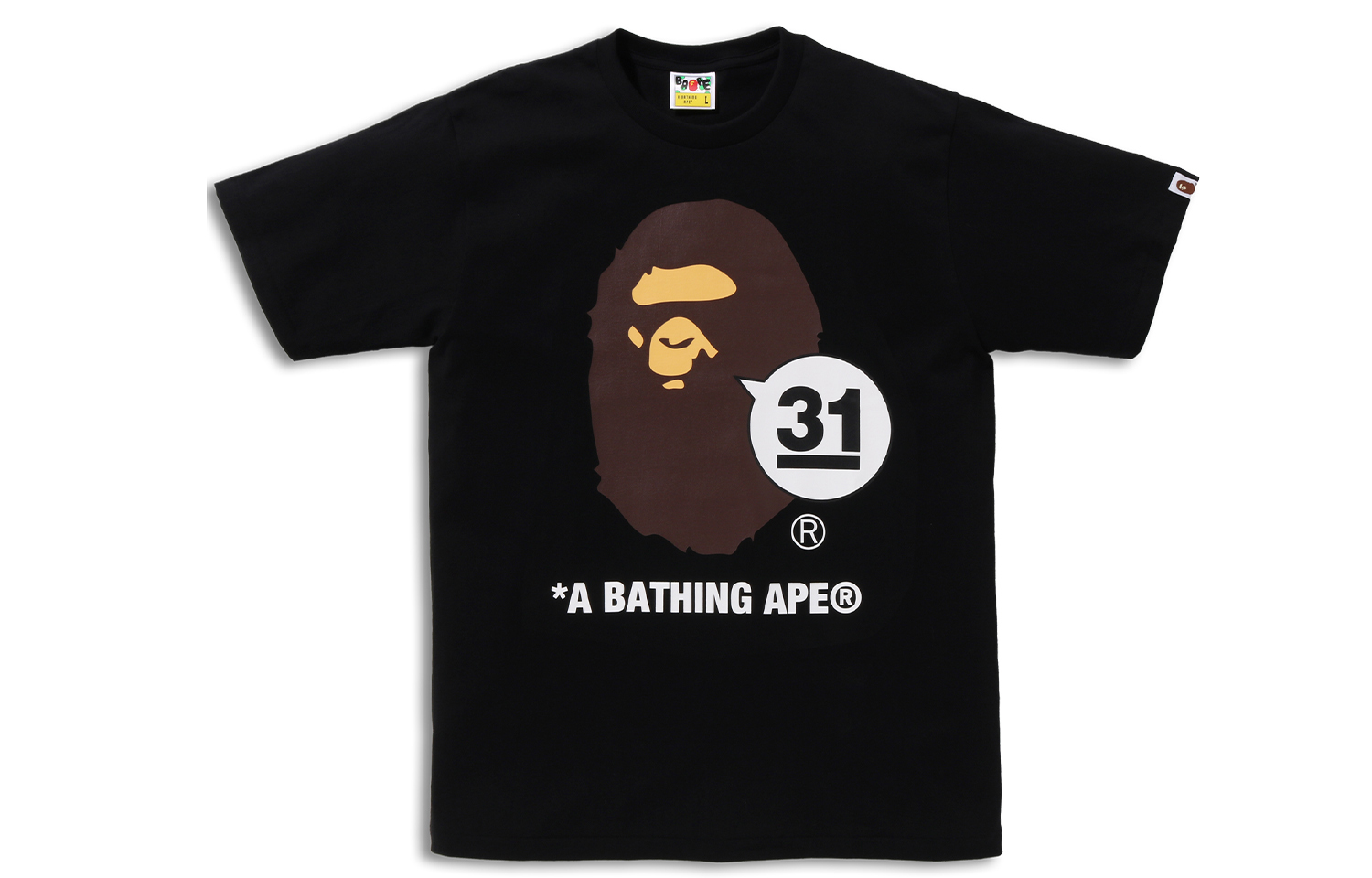 【代購】A BATHING APE A BATHING APE 31st Anniversary Ape Head Tee