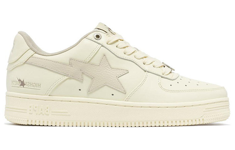 【代購】Highsnobiety x A BATHING APE STA Wear-Resistant Low-Top Skateboard Shoes Men's Khaki