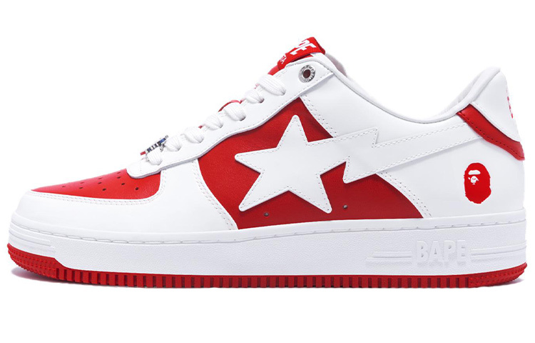 【代購】BAPE A BATHING APE Bape Sta Low #6 Red
