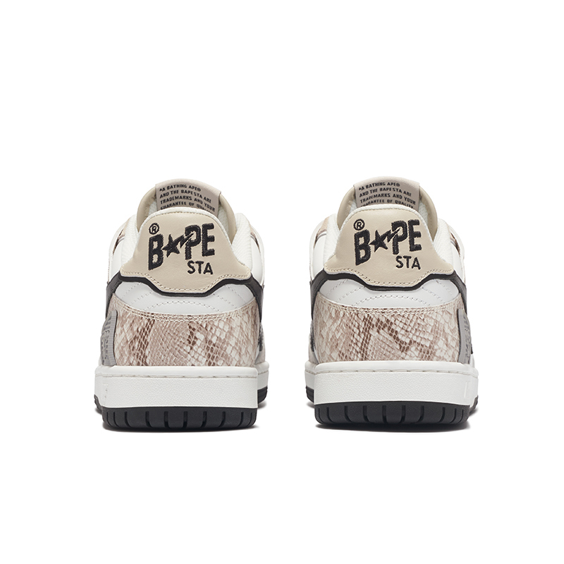 【代購】BAPE A BATHING APE Sk8 Sta #1 Black Snakeskin
