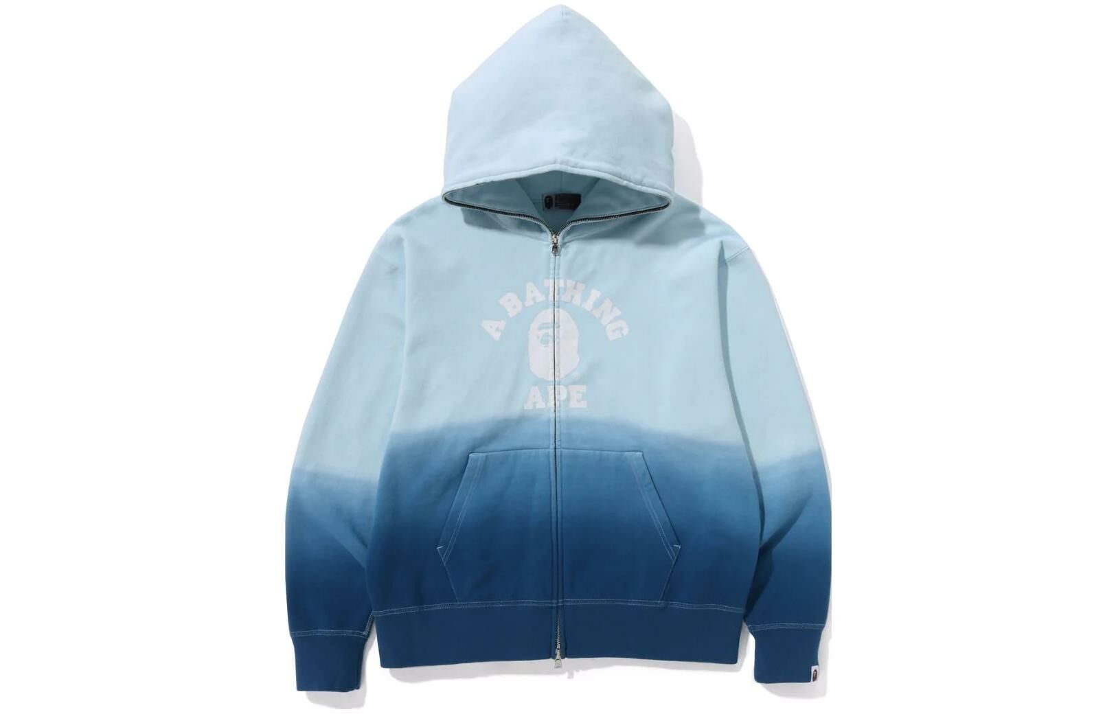 【代購】A BATHING APE College Gradation Relaxed Fit Full Zip Hoodie