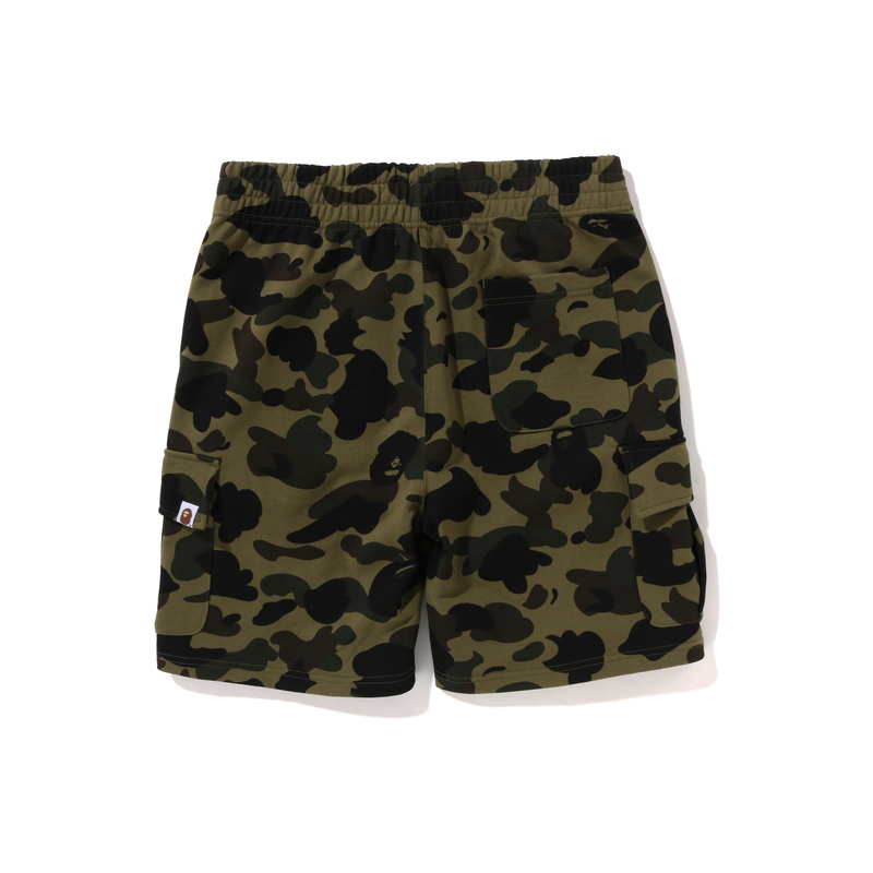 【代購】A BATHING APE 1st Camo Sweat Cargo Shorts