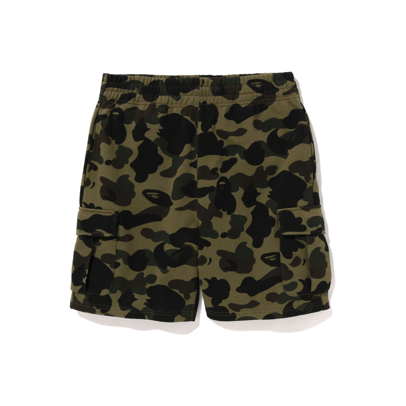 【代購】A BATHING APE 1st Camo Sweat Cargo Shorts