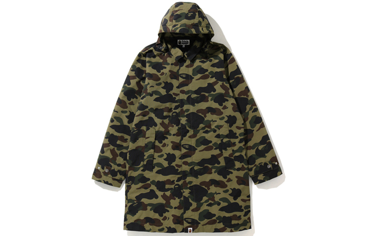 【代購】A BATHING APE Gore Tex 1st Camo Long Hoodie Jacket Jacket