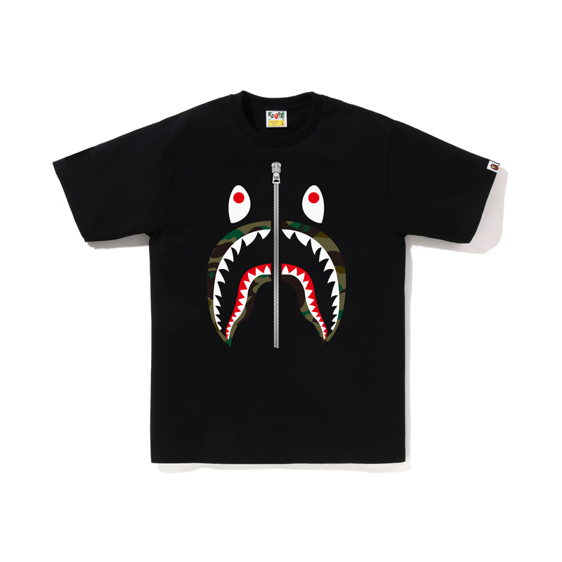 【代購】A BATHING APE Desert Camo Shark Tee