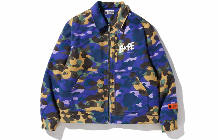 【代購】A BATHING APE X Heron Preston Mix 1st Camo Duck Trucker Jacket