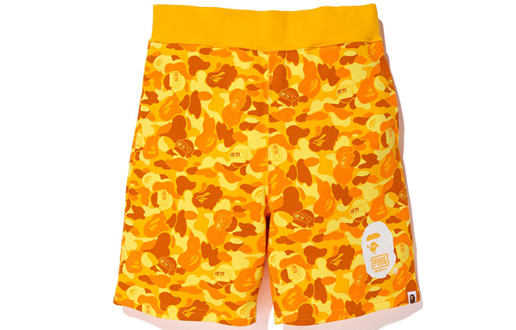 【代購】A BATHING APE x PUBG Casual Shorts Unisex Yellow