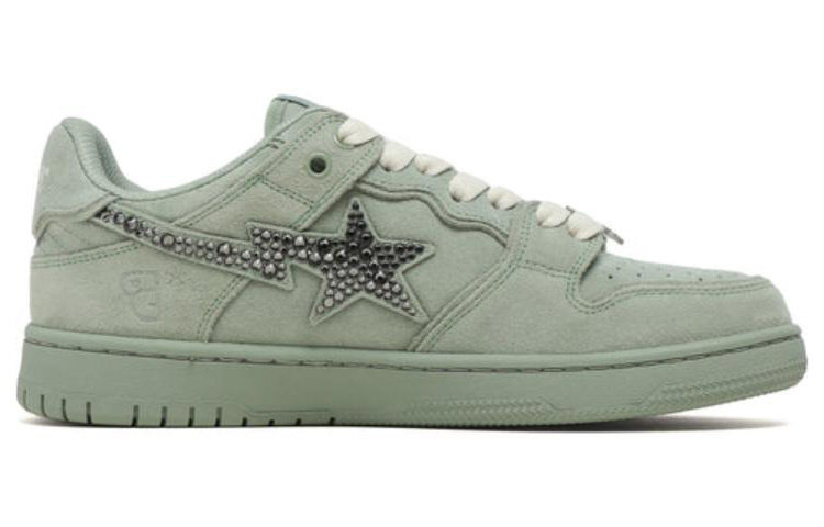 【代購】BAPY x A BATHING APE STA Low-Top Skateboard Shoes Women's Green