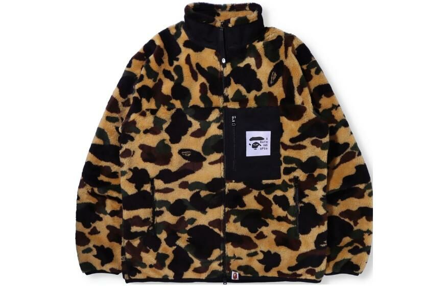 【代購】A BATHING APE 1st Camo Boa Jacket FW21