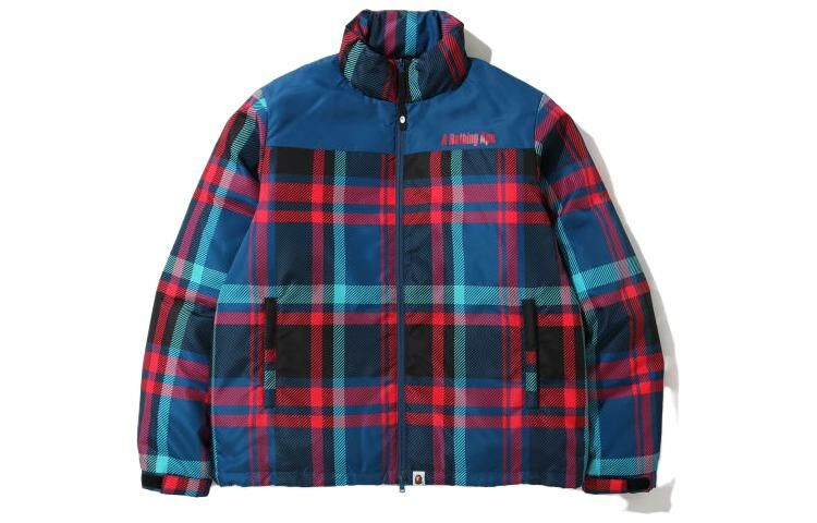 【代購】A BATHING APE Check Down Jacket