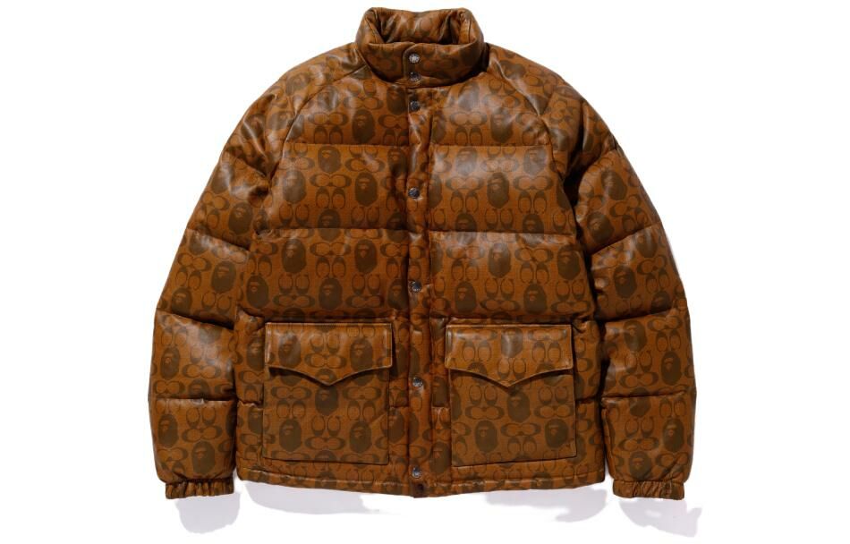 【代購】A BATHING APE X Coach Leather Down Jacket