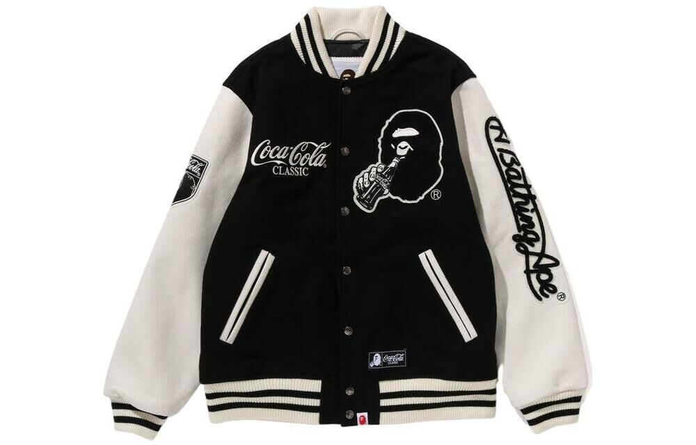 【代購】A BATHING APE X Coca Cola Varsity Jacket
