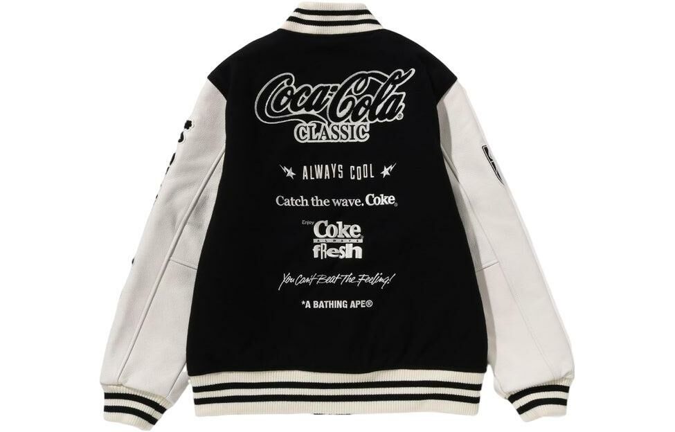 【代購】A BATHING APE X Coca Cola Varsity Jacket