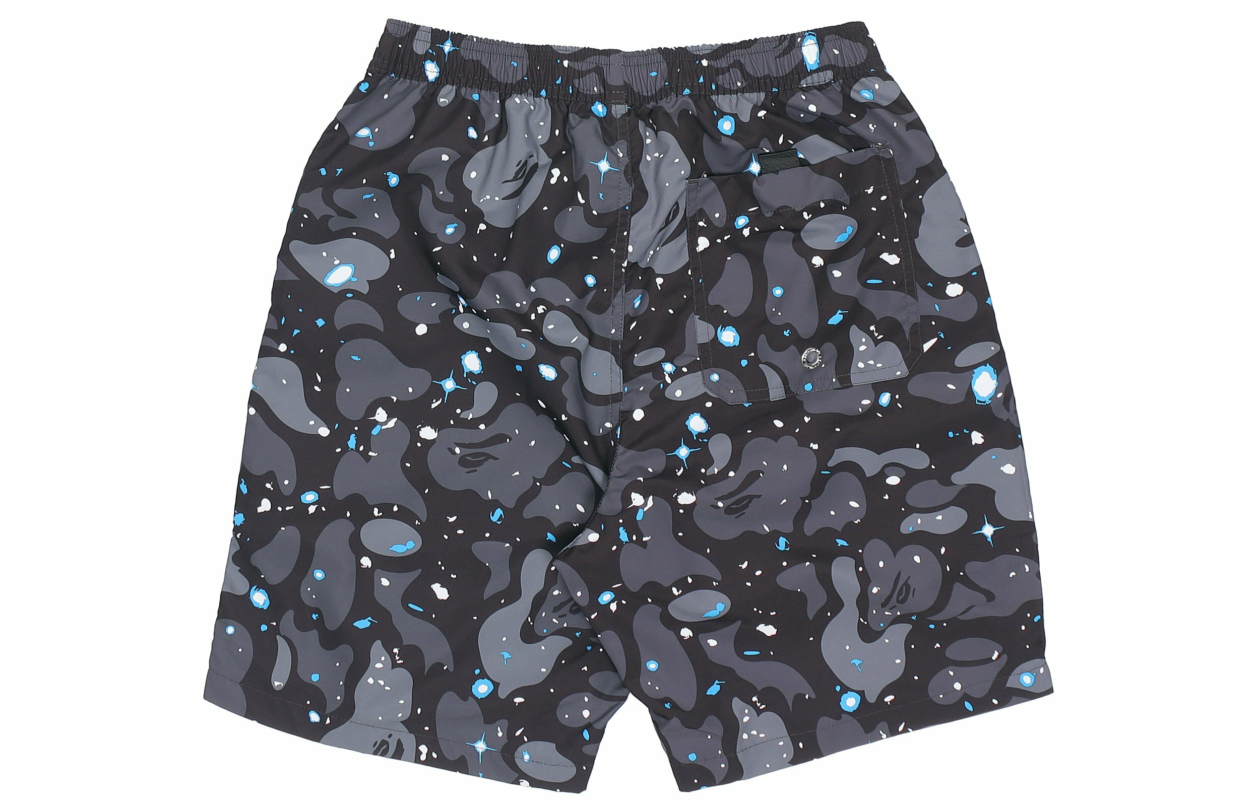 【代購】A BATHING APE Space Camo Gitd Shark Beach Shorts