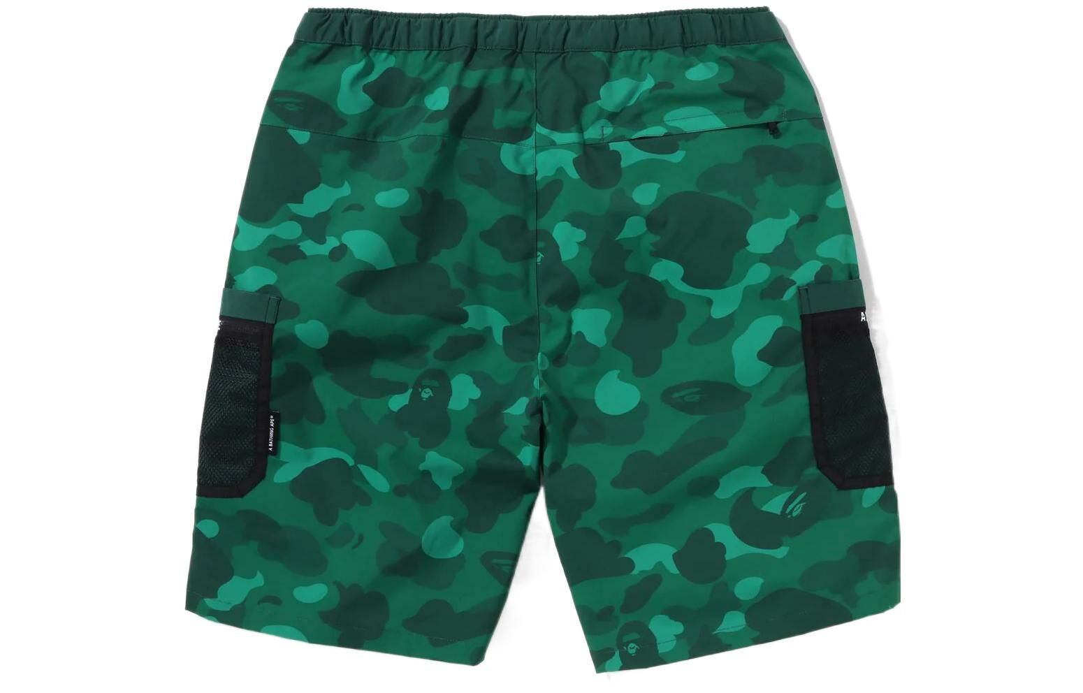【代購】A BATHING APE Color Camo Mesh Pocket Shorts SS22