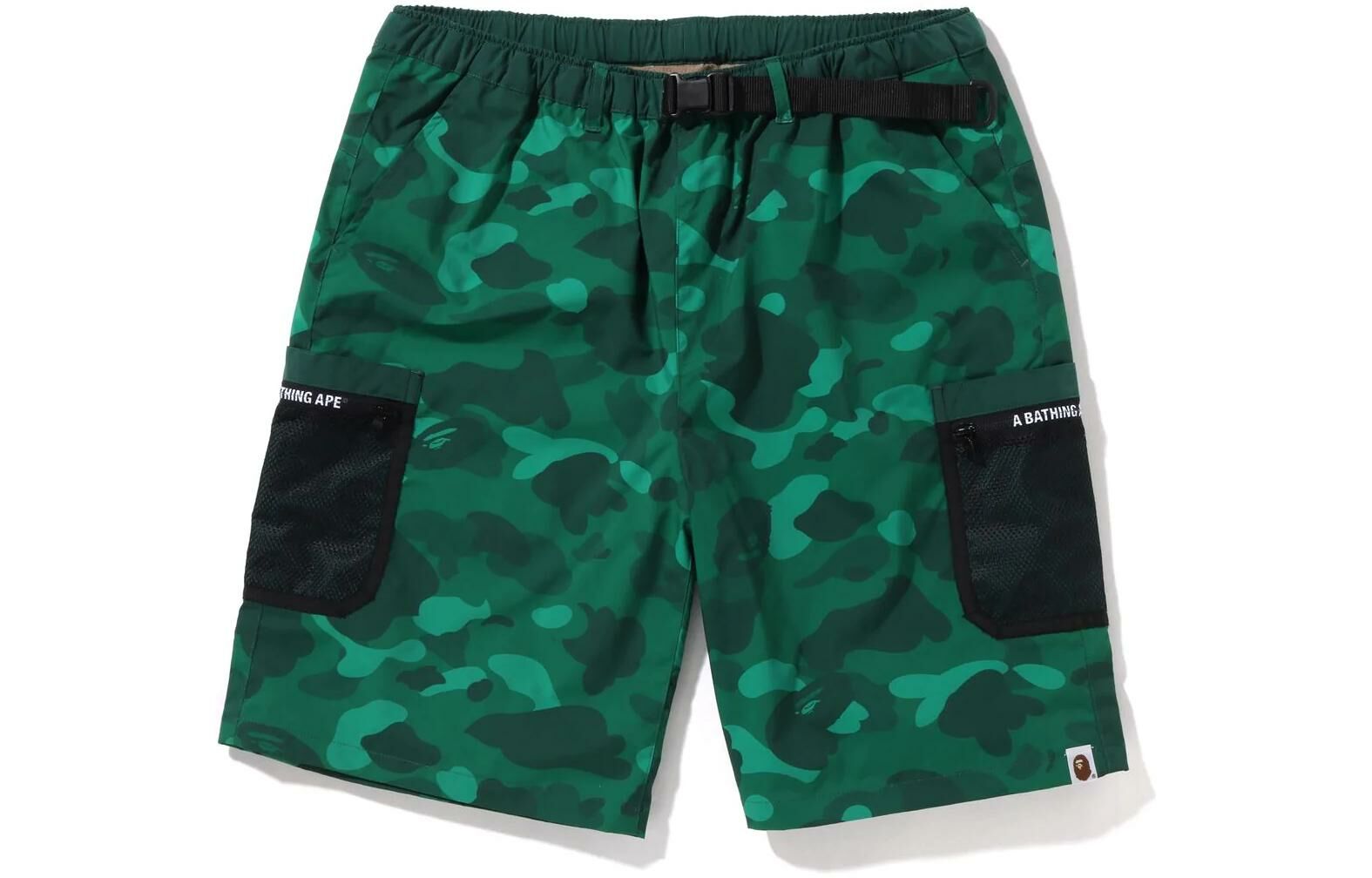 【代購】A BATHING APE Color Camo Mesh Pocket Shorts SS22