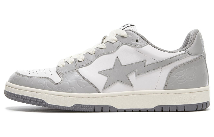 【代購】A BATHING APE Court Sta Low 'White Gray'