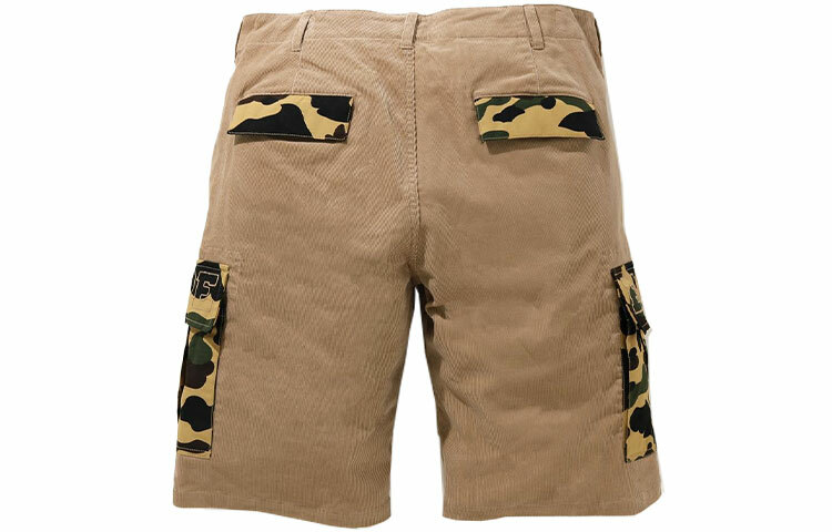 【代購】A BATHING APE 1st Camo Corduroy Wide 6Pocket Shorts