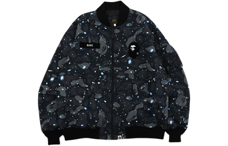 【代購】A BATHING APE Space Camo Loose Fit MA 1 Jacket