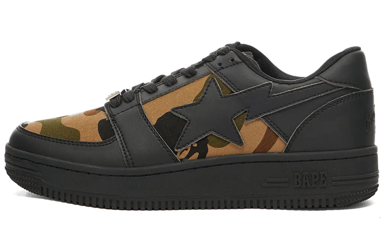 【代購】Bape 1st Camo Bape Sta Low Black