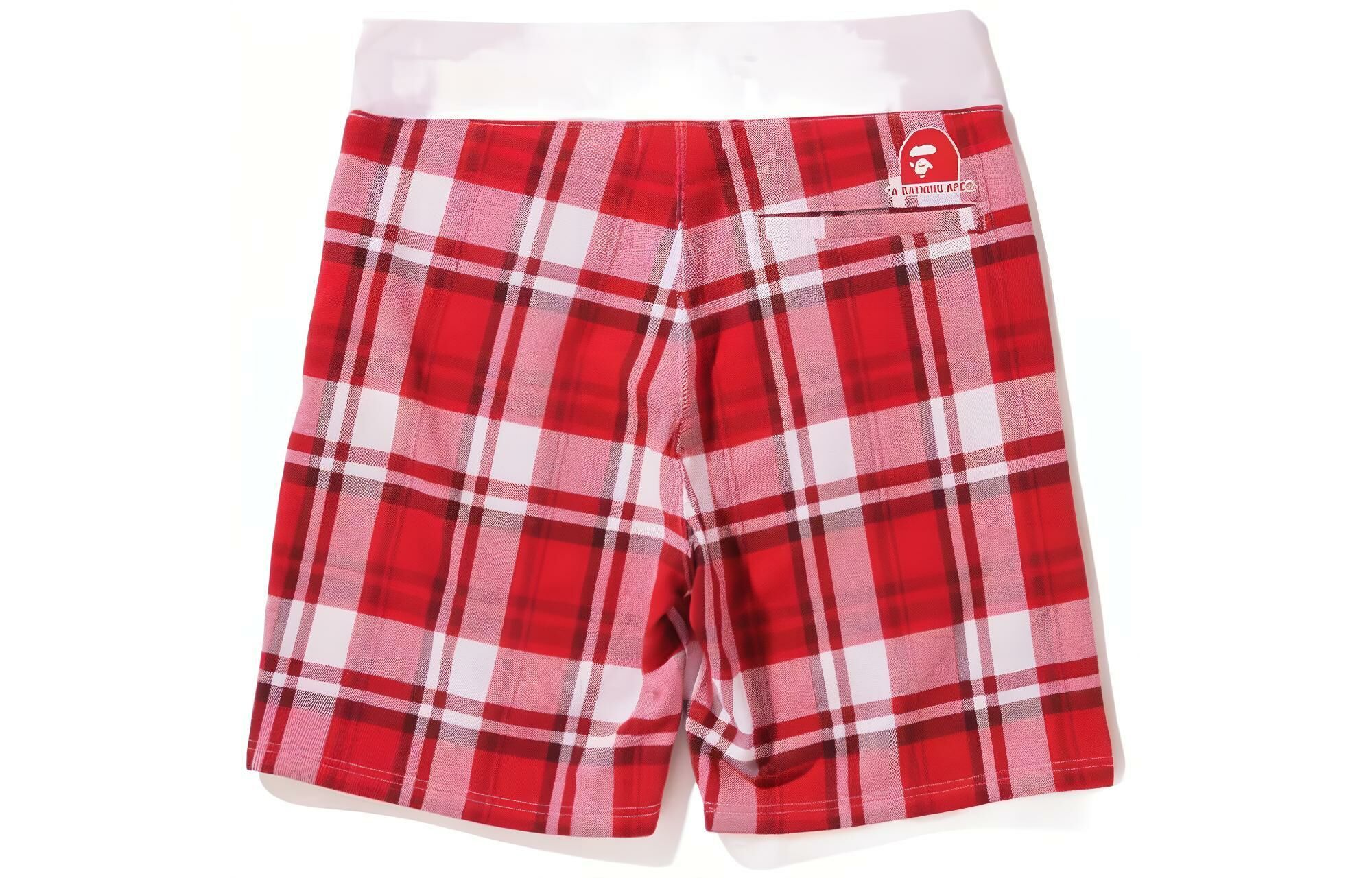 【代購】A BATHING APE Check Gift Sweat Shorts