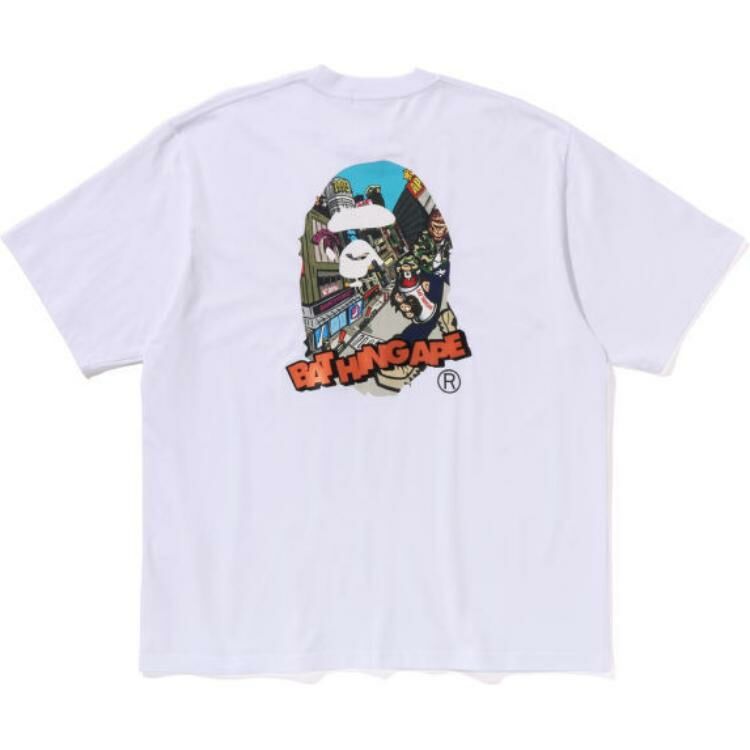 【代購】A BATHING APE Comic Art Ape Head Relaxed Fit Tee