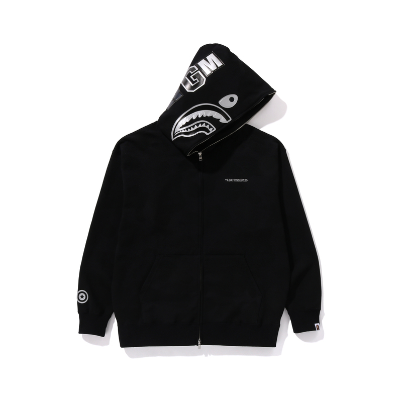 【代購】A BATHING APE Abc Milo Shark Zip Hoodie Kids