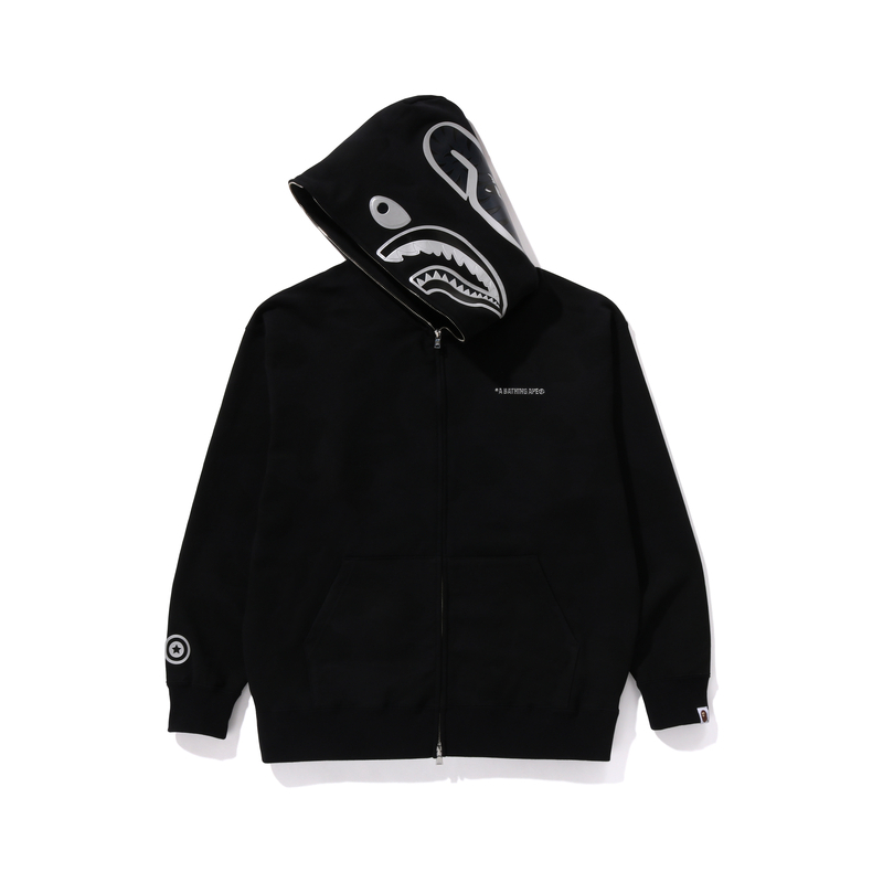 【代購】A BATHING APE Abc Milo Shark Zip Hoodie Kids