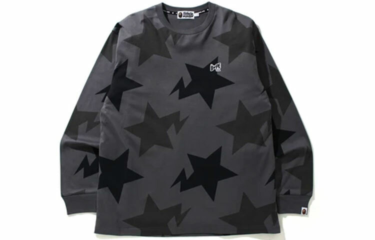 【代購】A BATHING APE Sta Pattern Relaxed Fit L/S Tee