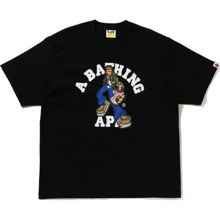 【代購】A BATHING APE Graffiti Character Cotton T shirt