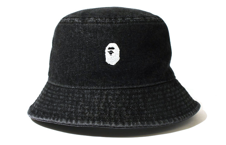 【代購】A BATHING APE Denim One Point Bucket Hat