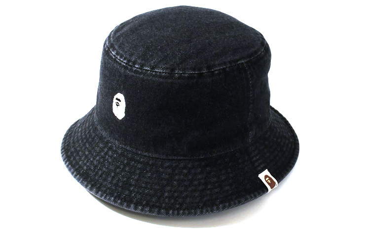 【代購】A BATHING APE Denim One Point Bucket Hat
