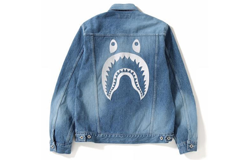 【代購】A BATHING APE Bape Denim Jacket Unisex Blue