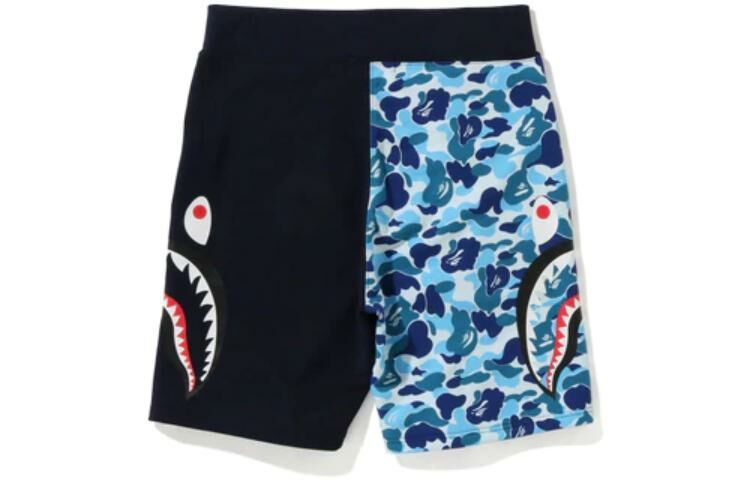 【代購】A BATHING APE Abc Camo Side Shark Sweat Shorts