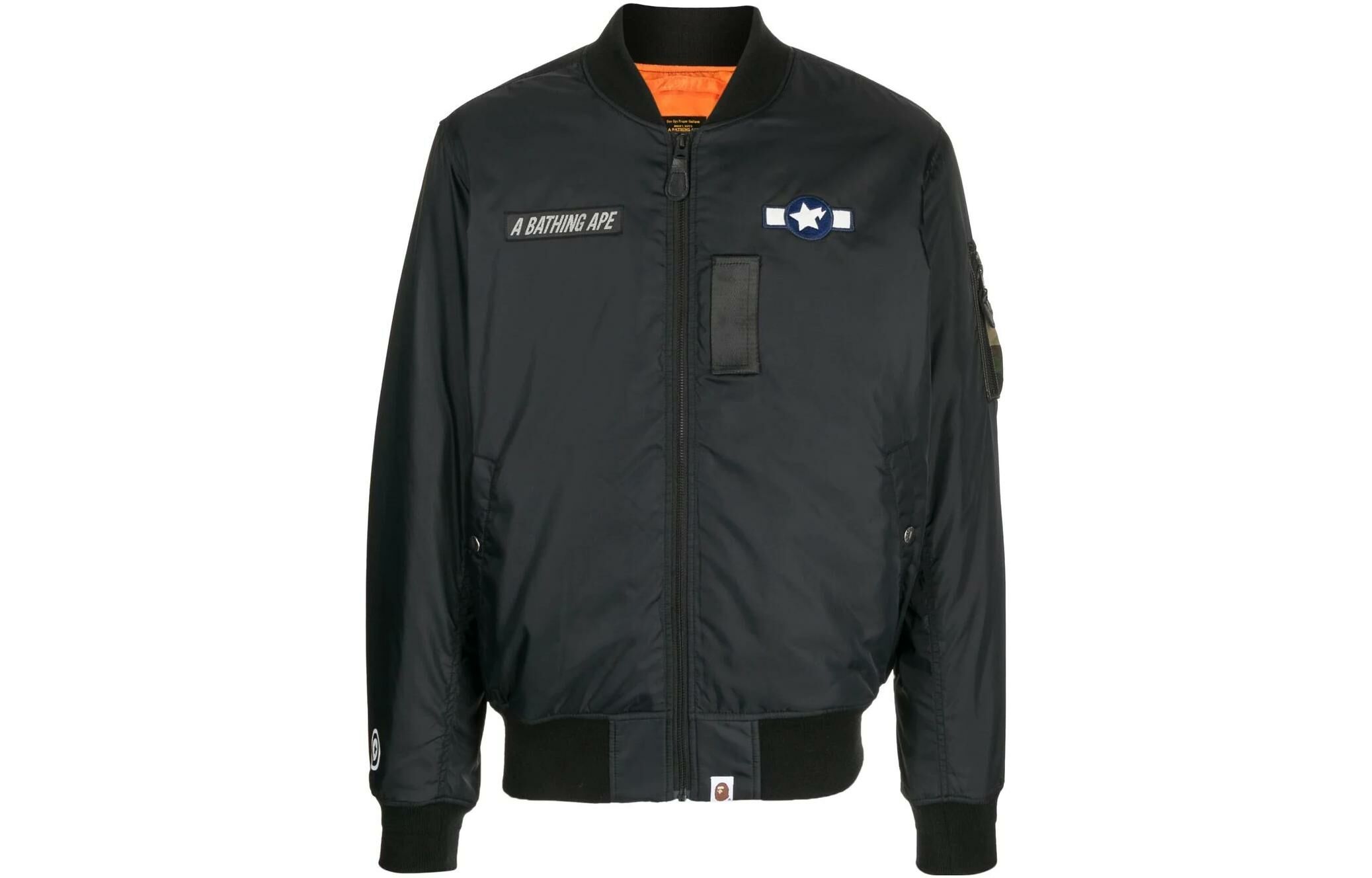 【代購】A BATHING APE Busy Shark Loose Fit MA 1